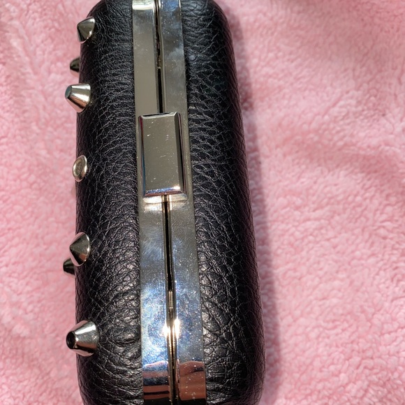 Aldo Black Leather Hand Purse - Picture 4 of 6